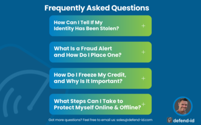 Frequently Asked Questions About Identity Theft Protection